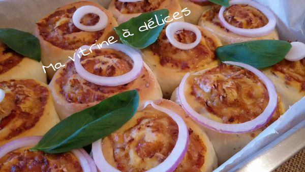 Pizza rolls au thon