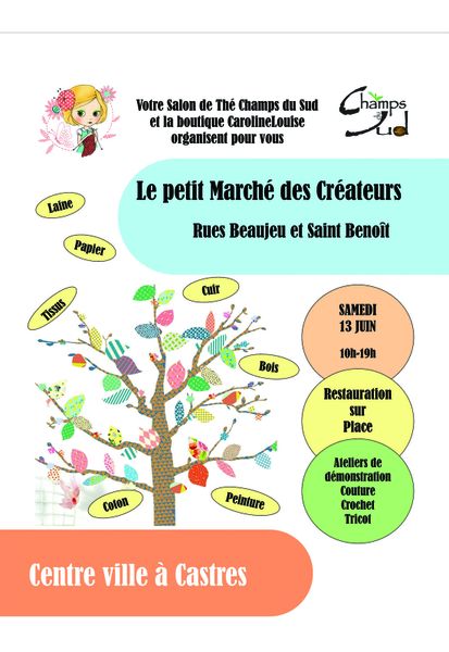 Le Petit Marché des Créateurs c'est samedi !