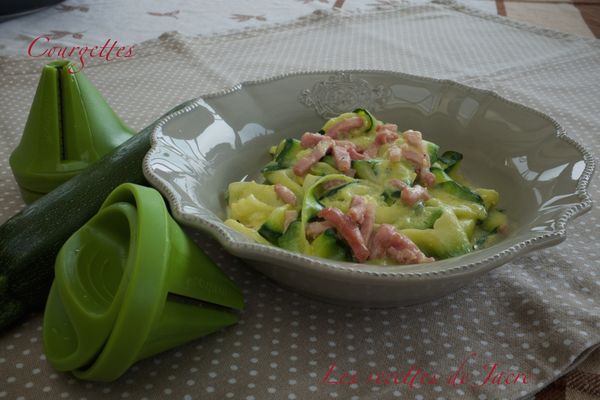 courgettes carbonara