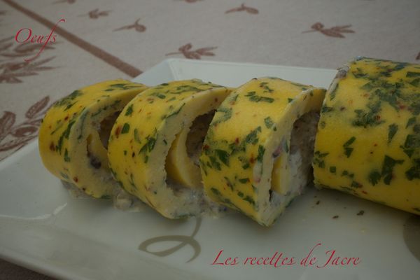 Omelette roulée