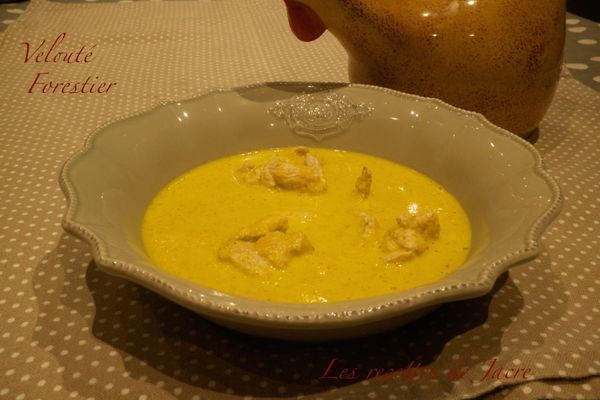 Velouté forestier au poulet