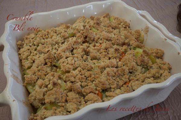 Crumble de poisson au blé noir