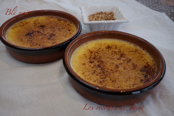 Crème brûlée au blé noir