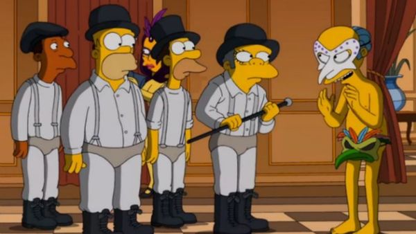 Les Simpson rendent hommage à Stanley Kubrick