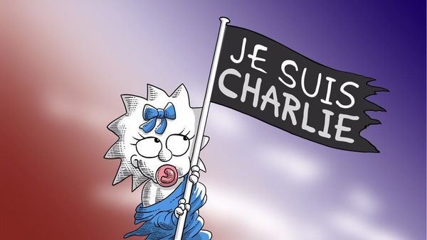 Charlie Hebdo: les Simpson rendent hommage aux victimes