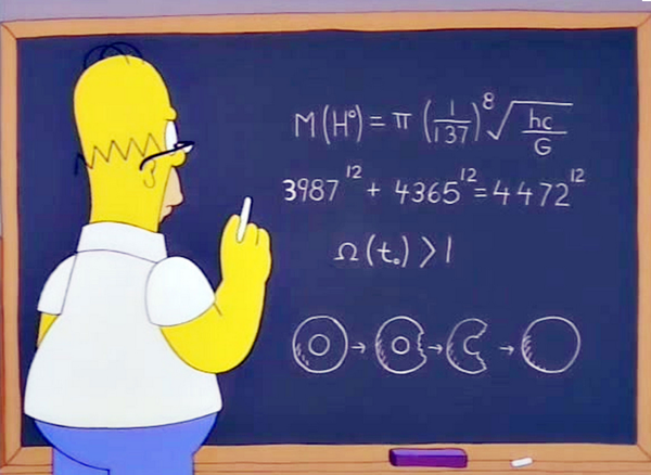 Quand Homer Simpson était tout proche de trouver le Boson de Higgs, 14 ans avant le CERN
