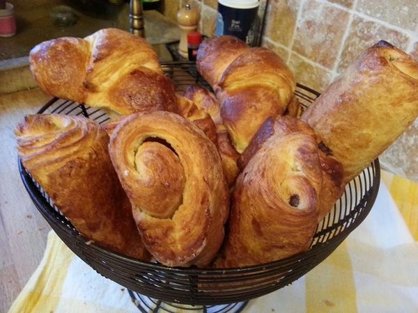 Croissants et pains au chocolat