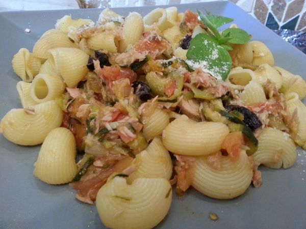 les pâtes à l'Italienne au thon