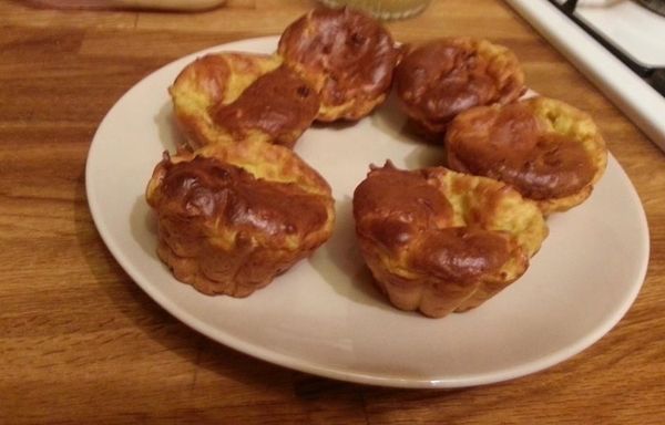 les muffins de morue à la pommes de terre