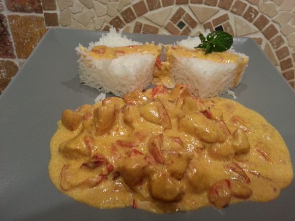 les aiguillettes de poulet au curry, miel...