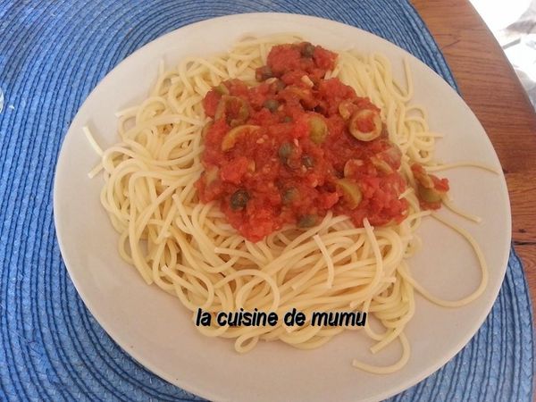 spaghettis à la puttanescala