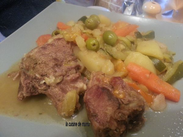 tajine d'agneau à la berbère