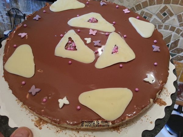 la bavarois au mascarpone caramel et chocolat