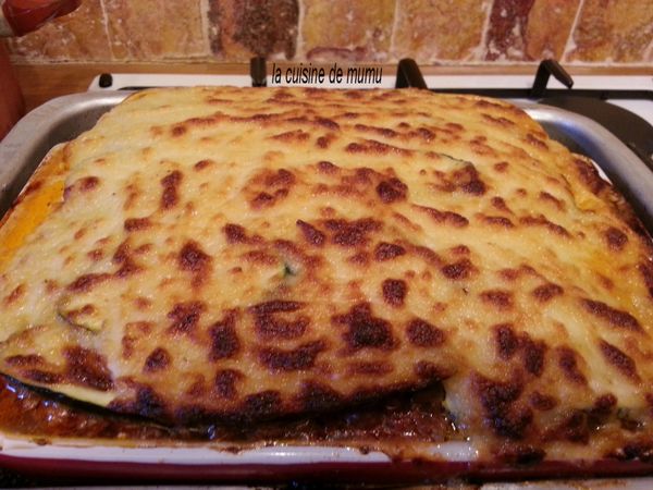 les lasagnes de courgettes