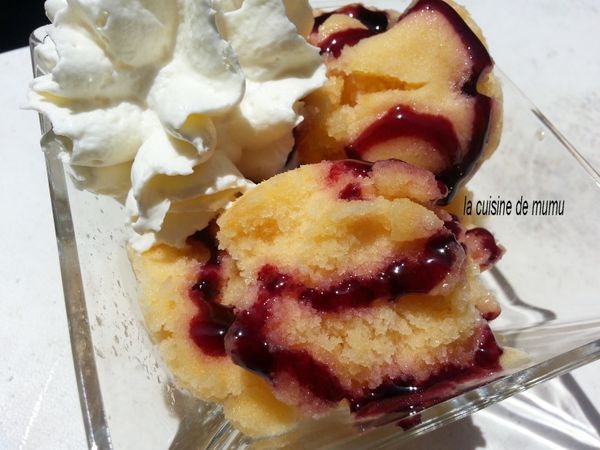 le sorbet à la pêche