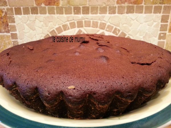 le gâteau au chocolat