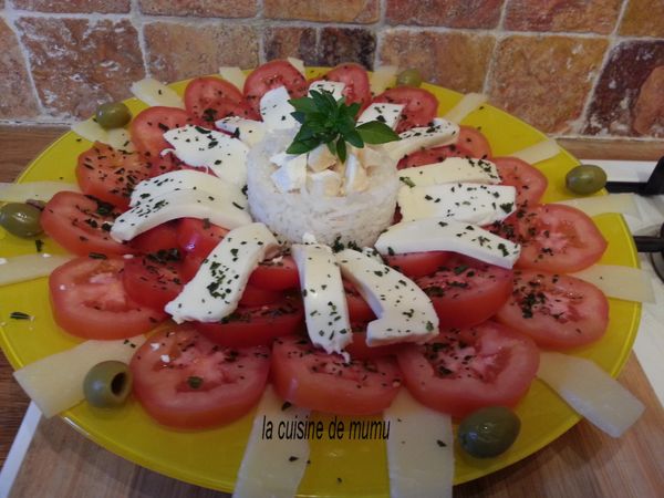 la salade aux 3 fromages