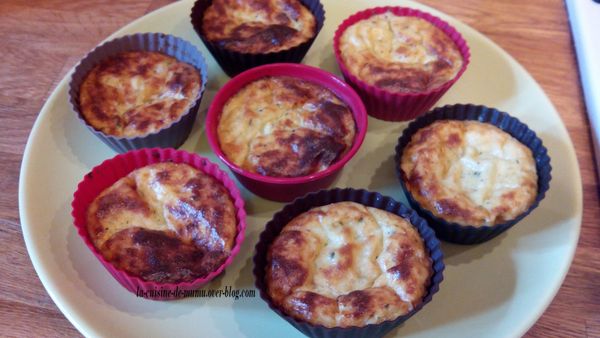 les flans de courgettes aux parmesan façon mumu