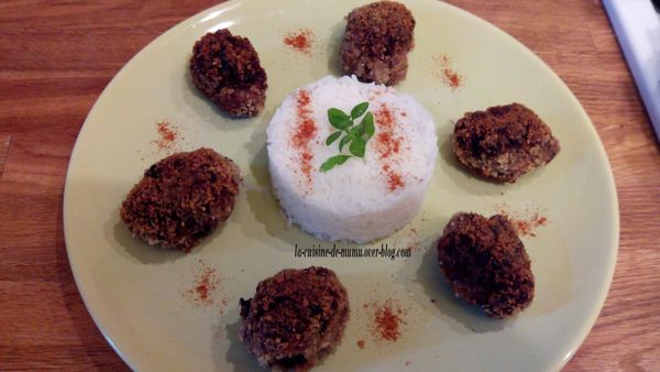 les boulettes de cabillaud aux olives et citron