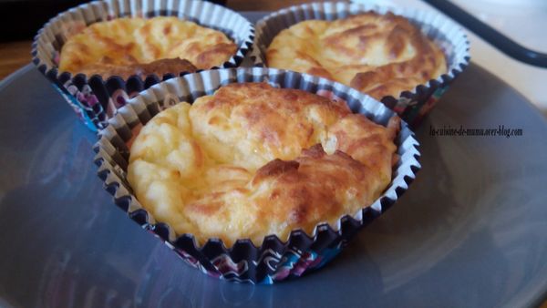 les muffins de pommes de terre au chèvre