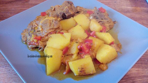 le ragoût d'agneau de pommes de terre revisité à l'espagnole