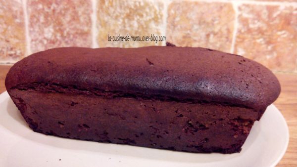 le gâteau au chocolat et crème de marron