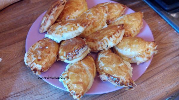les chaussons à la ricotta et parmesan