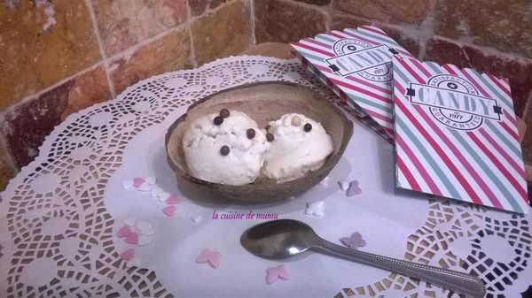 Glace noix de coco
