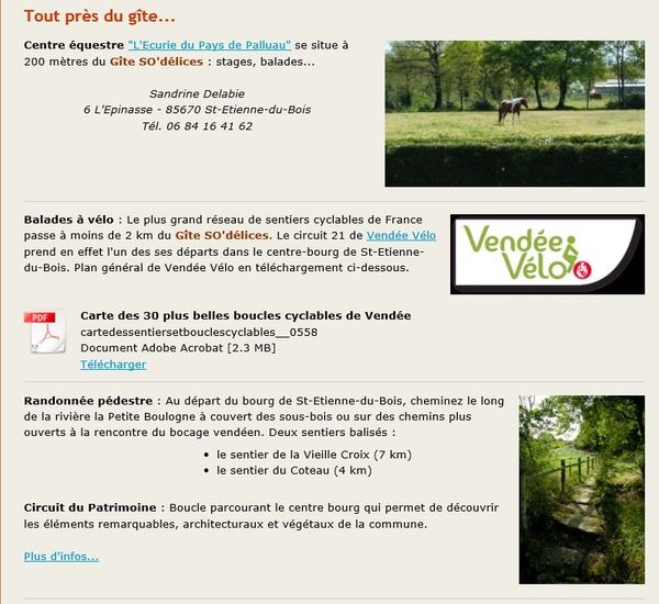 Une nouvelle rubrique pour le site