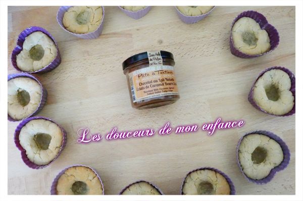 Le comptoire de Mathilde les Coeurs sablés chocolat lait de noisette
