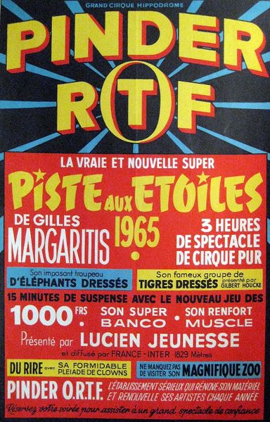 Le jeu des 1 000 Francs enregistré au Cirque Pinder (1960 Le jeu des 1 000 Francs enregistré au Cirque Pinder (1960