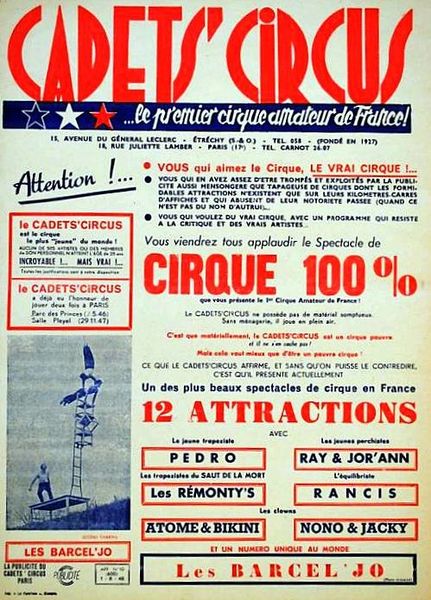 Cadets’ Circus, un cirque d’amateurs digne des pro