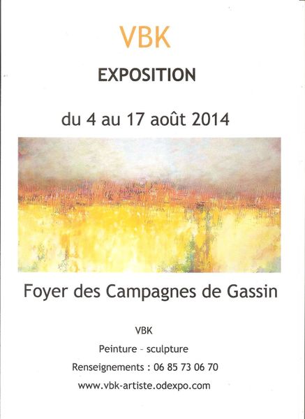 Exposition à Gassin
