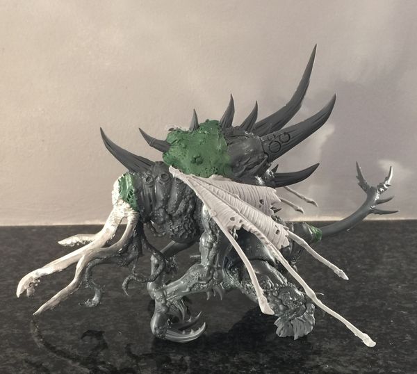 New project, Cthulhu star / Chaos Spawn using Maggoth Lord kit