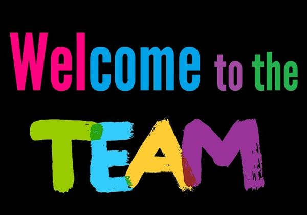 Welcome to the team !