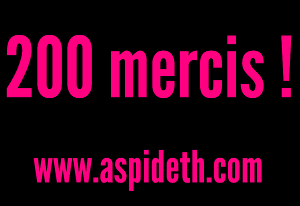 200 MERCIS !