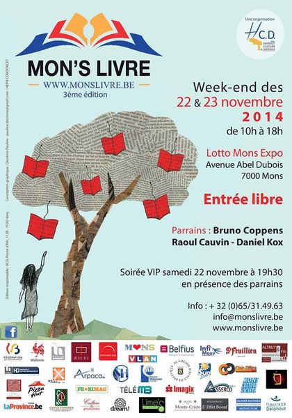 Mon's livre 2014 : Salon du livre au Lotto Mons Expo.
