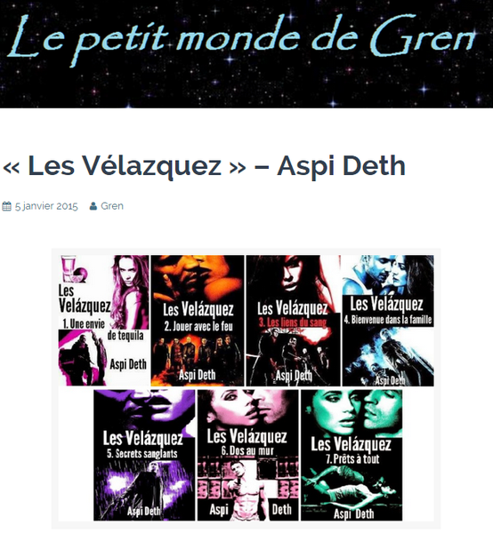Chronique sur les 7 épisodes des Velázquez : Le petit monde de Gren.