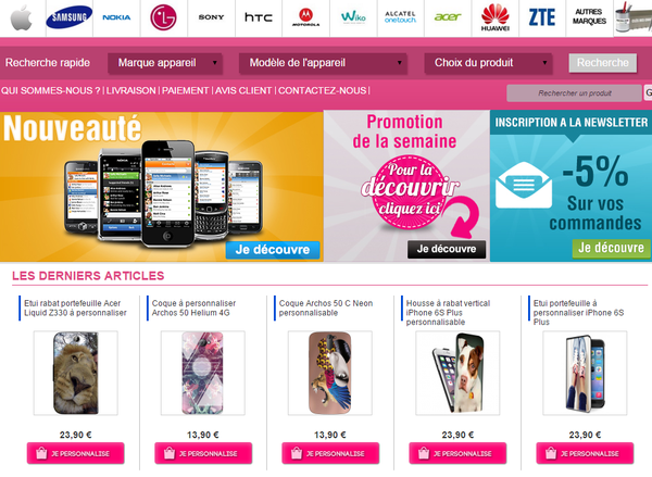 Revue : coques personnalisons.com + CODE PROMO