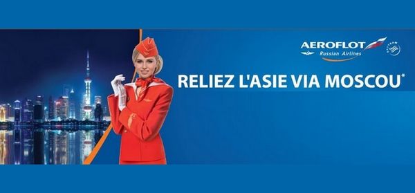 Aeroflot lance une campagne de publicité en France