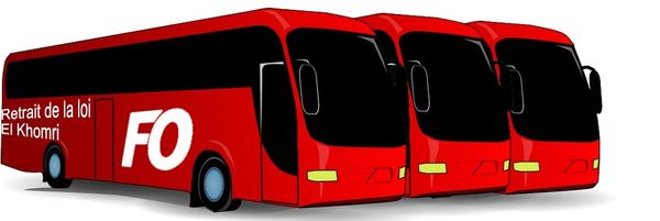 L'Union Départementale FO affrète 3 bus pour la manifestation du 14 juin à Paris