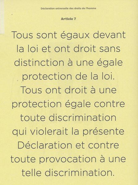 Nul ne peut être arbitrairement détenu, article 66