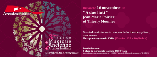 Très prochainement à Arcades Institute ...