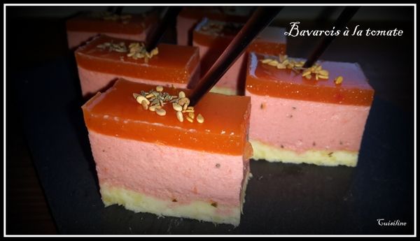 Bavarois à la tomate