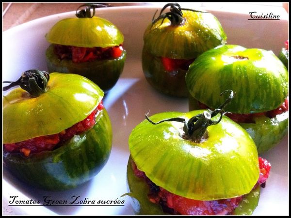 Tomates farcies sucrées