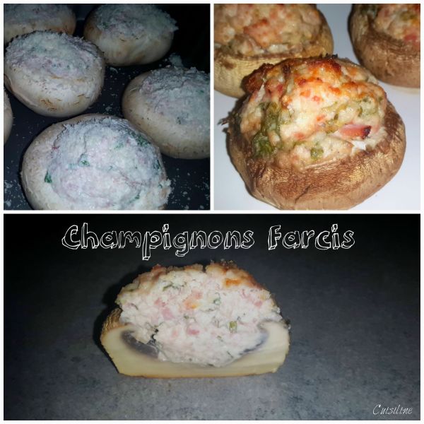 Champignons farçis
