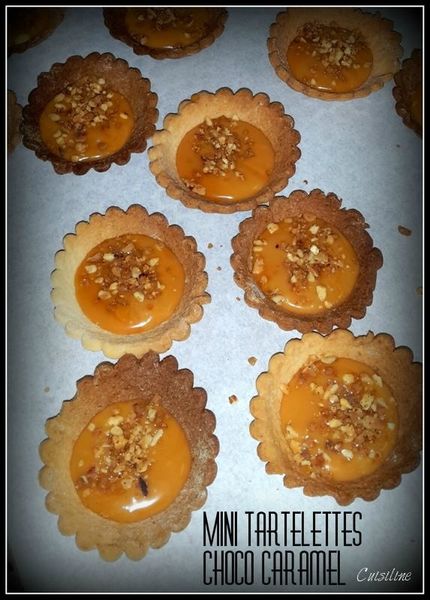 Mini tartelettes Choco/Caramel