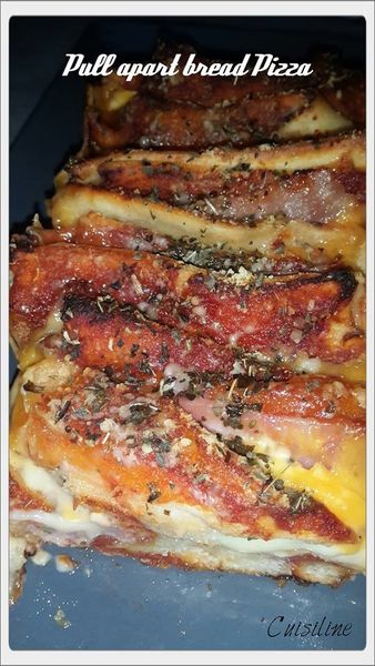 Pull apart bread Pizza (pain à partager)