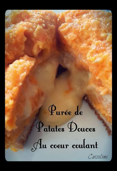 Purée de Patates Douces au cœur coulant
