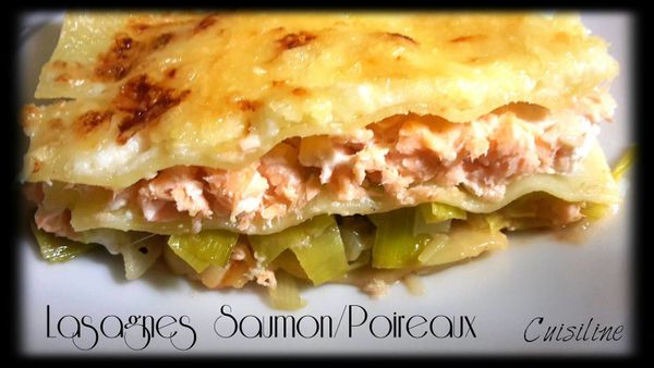 Lasagnes Saumon/Poireaux
